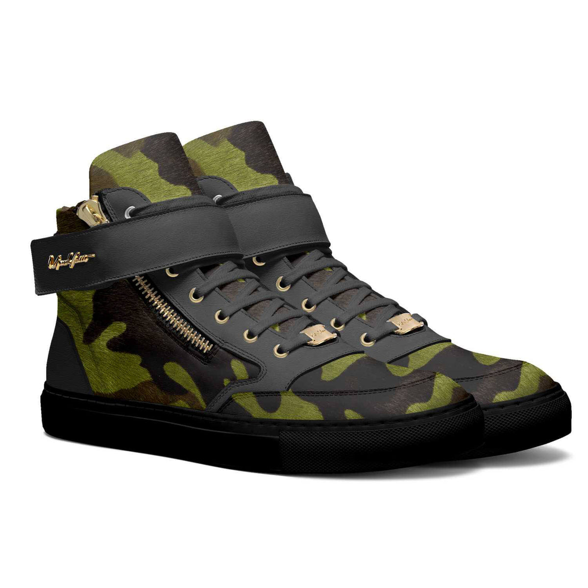 Caylor & Sons Katsuro Mens Camo Gold‎ Laceup Streetwear Sneakers Sz 8 - Sh464.2 Kamo-Gutsu TIFO 030 Low Sneaker (Men) - Giallo Combi – The  main image 2