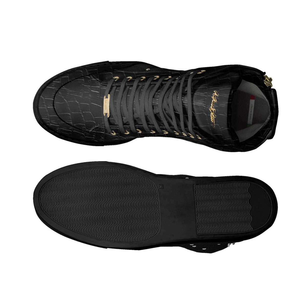 black suede crocs