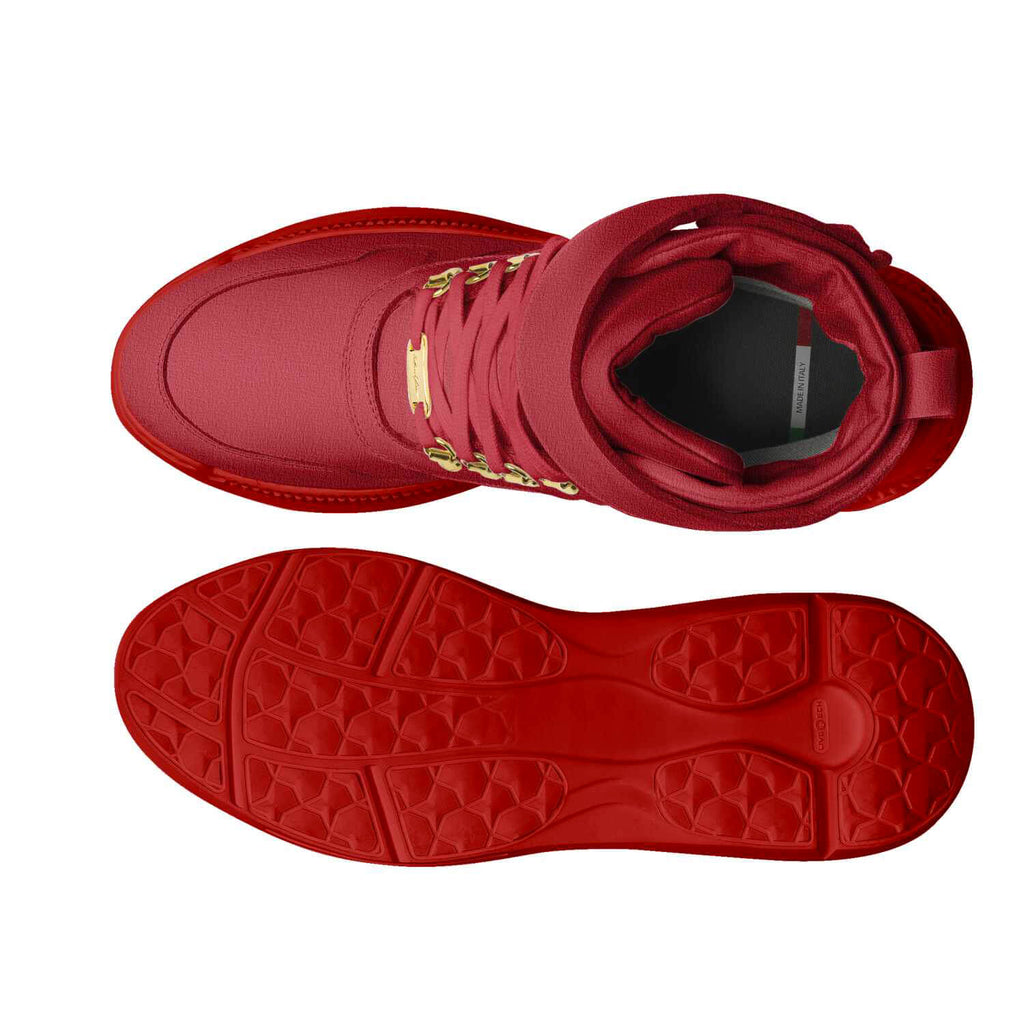 TRAPS - ALL RED SUEDE